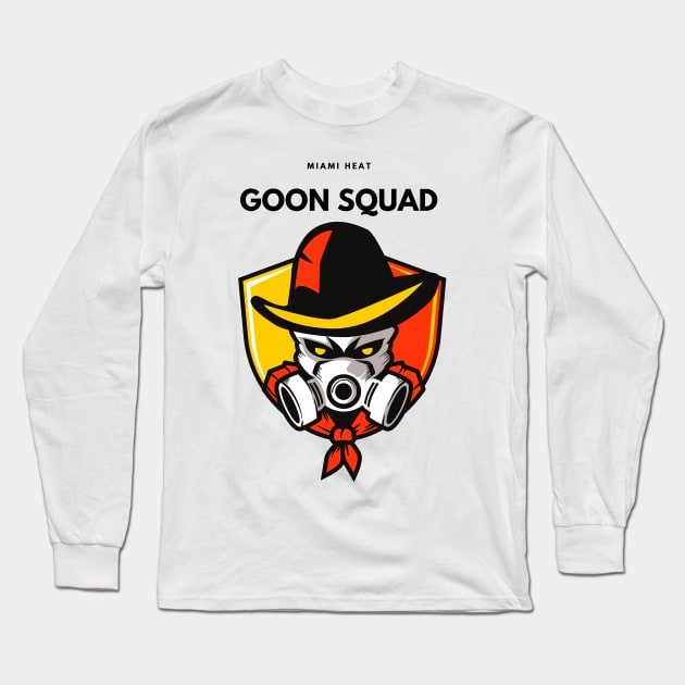 MIAMI GOONS SQUAD Long Sleeve T-Shirt by Car Boot Tees